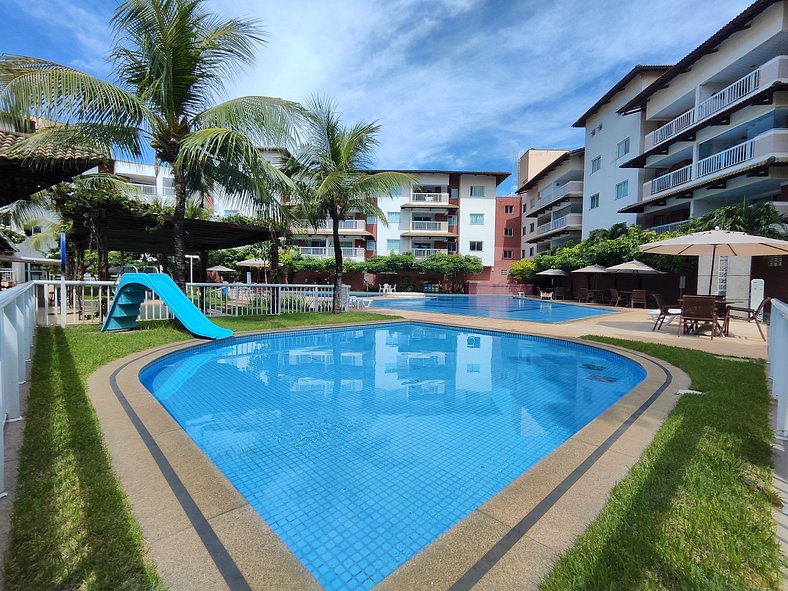 Belíssimo apartamento em frente ao Beach Park 316