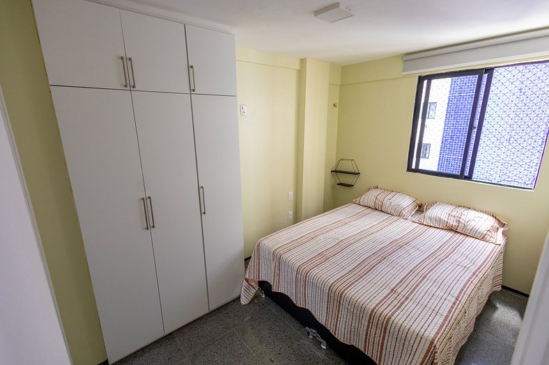 Flat 2 quartos no melhor local de Fortaleza