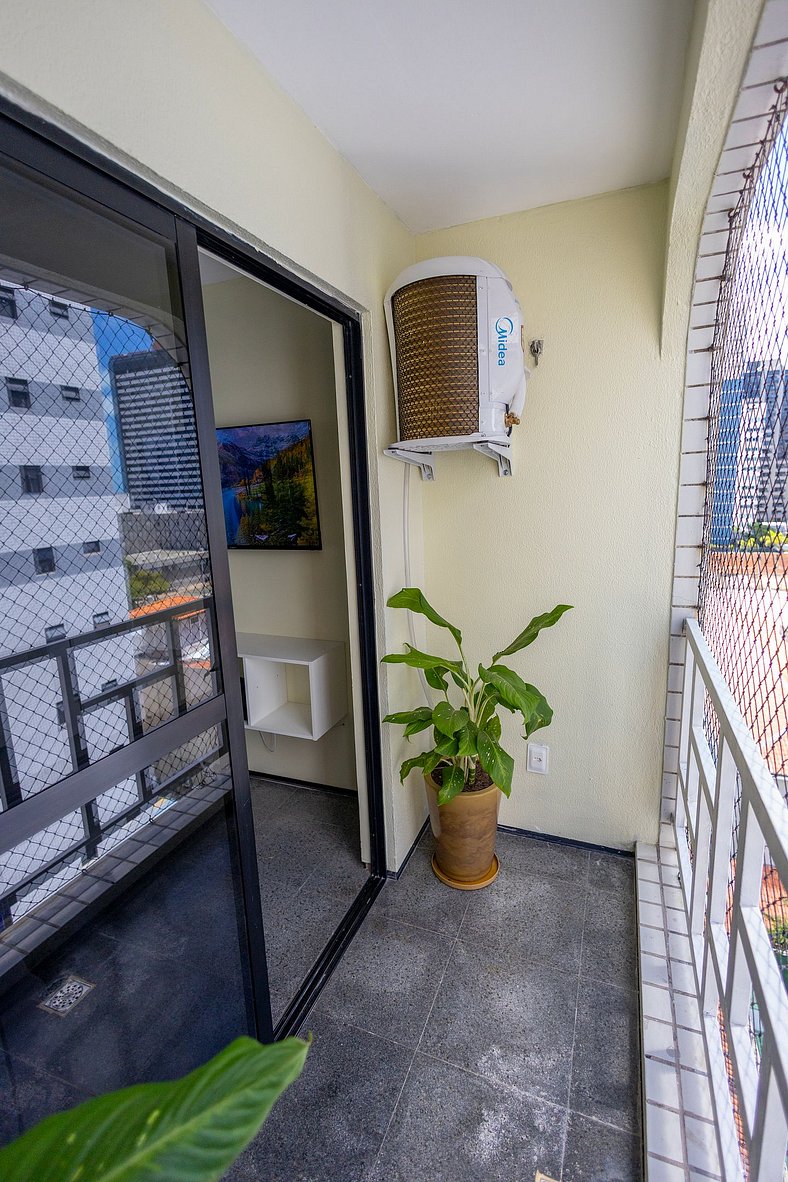 Flat 2 quartos no melhor local de Fortaleza